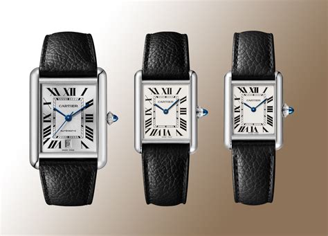 cartier tank sizes|cartier tank large size.